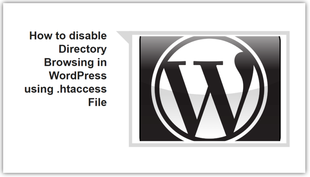 How to disable Directory Browsing in WordPress using .htaccess File