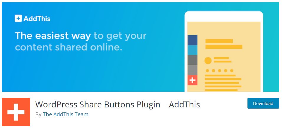How to Add Social Share Buttons to your WordPress site