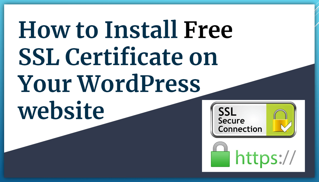 How to Install Free SSL Certificate in WordPress