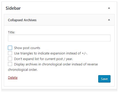 How to Short Archive List in WordPress